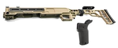 MAPLE LEAF TACTICAL RIFLE CHASSIS FOR VSR10 & MLC-338 FLAT DARK EARTH Arsenal Sports