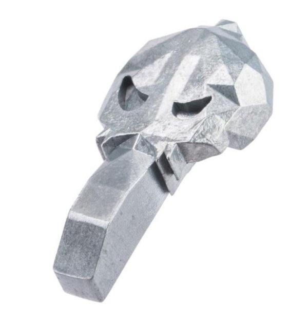 APS SAFETY SELECTOR SKULL FOR M4 / M16 AEG SILVER
