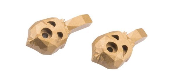 APS SAFETY SELECTOR SKULL AMBIDEXTROUS FOR M4 / M16 AEG GOLD