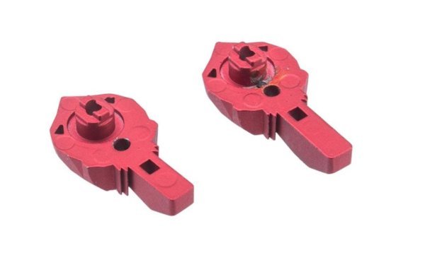 APS SAFETY SELECTOR SKULL AMBIDEXTROUS FOR M4 / M16 AEG RED