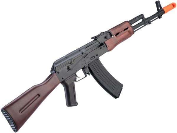 APS AEG ASK201 AK-74 REAL WOOD FURNITURE BLOWBACK AIRSOFT RIFLE