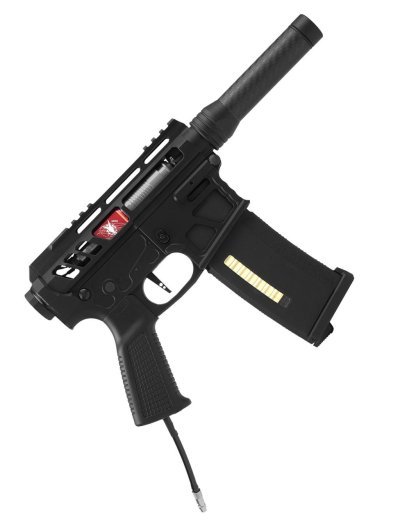 WOLVERINE HPA HERETIC LABS AIRSOFT RIFLE BLACK Arsenal Sports