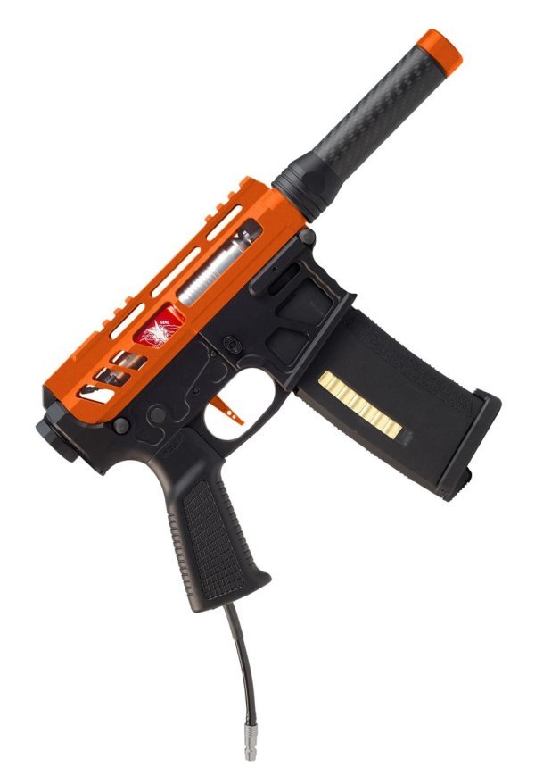 WOLVERINE HPA HERETIC LABS AIRSOFT RIFLE ORANGE