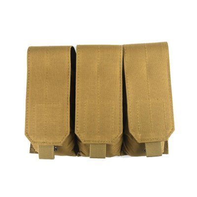 WADSN MAGAZINE VELCRO CLOSED POUCH TRIPLE MOLLE DESERT Arsenal Sports