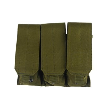WADSN MAGAZINE VELCRO CLOSED POUCH TRIPLE MOLLE OD GREEN Arsenal Sports