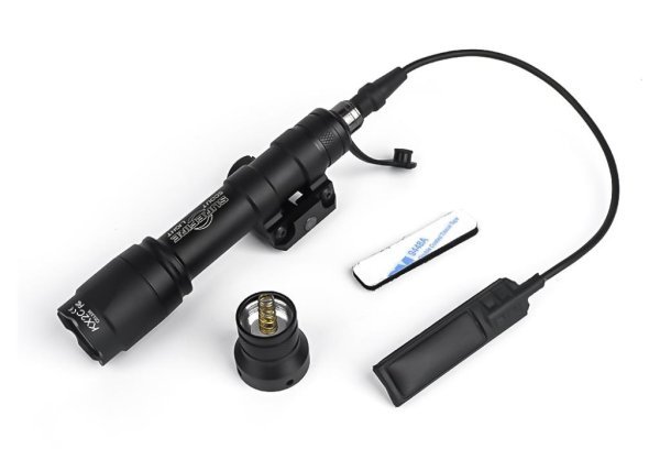 WADSN FLASHLIGHT M600A SCOUT LIGHT WITH TWO CONTROL KIT VERSION BLACK