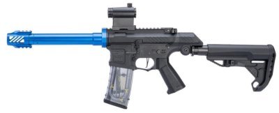 G&G AEG SSG-1 USR WITH VARIABLE ANGLE STOCK AND ETU AIRSOFT RIFLE BLUE Arsenal Sports