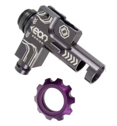 GATE HOP-UP HOUSING TITANIUM WITH ROTARY VIOLET Arsenal Sports