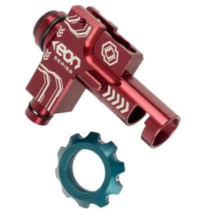 GATE HOP-UP HOUSING RED WITH ROTARY CYAN Arsenal Sports
