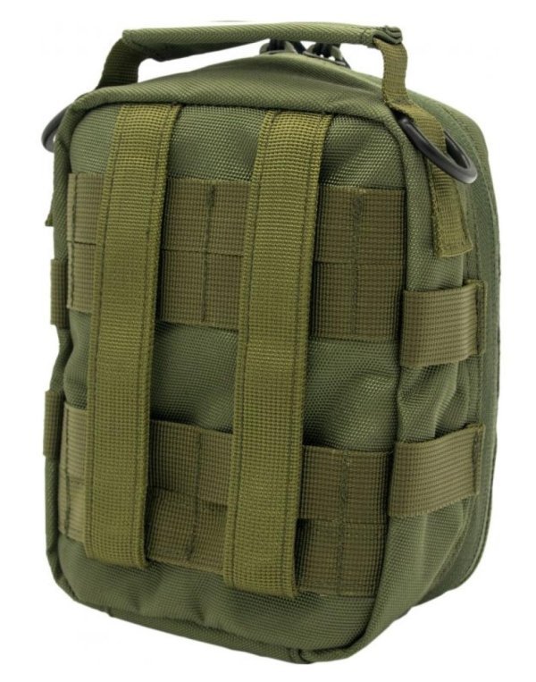 EARMOR MULTIFUNCTION TACTICAL MOLLE POUCH FOR EARMUFF WITH HANDLE FOR CARRY OLIVE GREEN