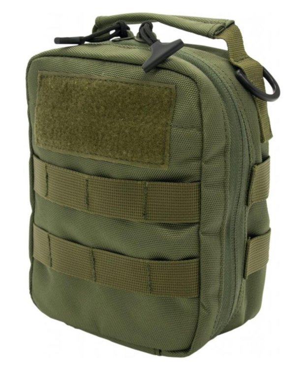 EARMOR MULTIFUNCTION TACTICAL MOLLE POUCH FOR EARMUFF WITH HANDLE FOR CARRY OLIVE GREEN