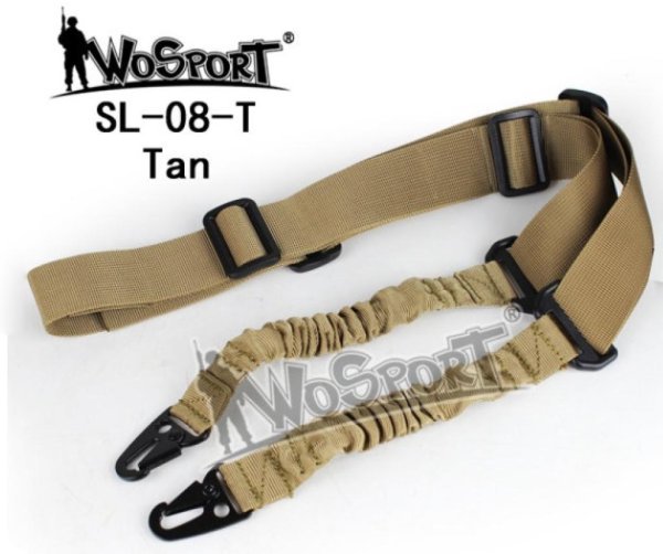WOSPORT AMERICAN DOUBLE POINT STANDARD SLING TAN