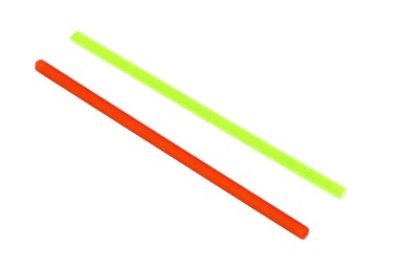 COWCOW TECHNOLOGY 2MM RED & GREEN FIBER OPTIC ROD (50MM) Arsenal Sports