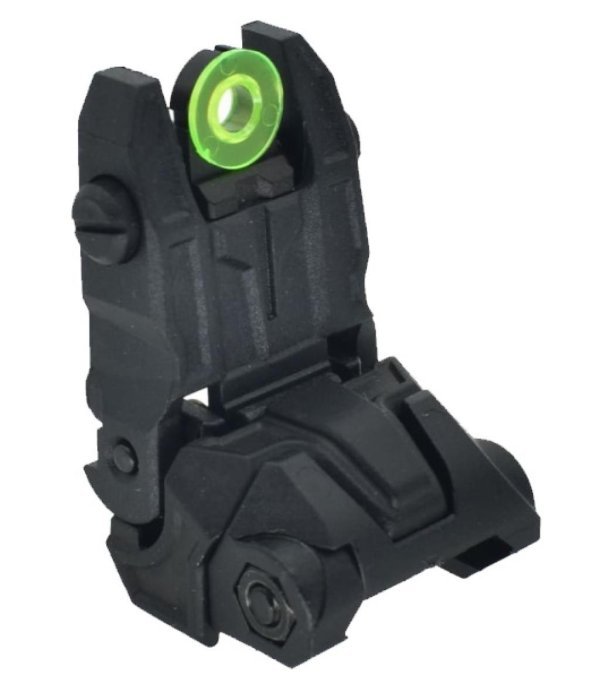 SRC HI-VISIBILITY LOADED REAR SIGHT PICATINNY FOR M4 / M16 AIRSOFT RIFLE