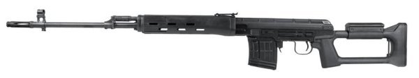 LCT AEG SNIPER SVD WITH ELECTRONIC TRIGGER AIRSOFT RIFLE BLACK