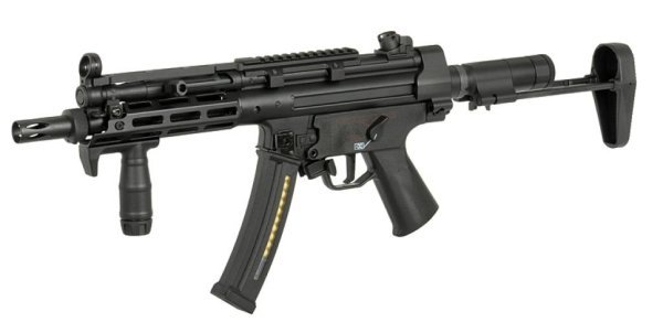 CYMA PLATINUM AIRSOFT ELECTRIC SUBMACHINE GUN MP5 A3 PDW (MODEL: PUSH-IN STOCK)   