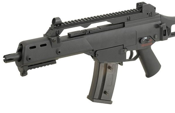 CYMA AEG G36C SPORT ABS WITH GEARBOX VER. 3 AIRSOFT RIFLE BLACK