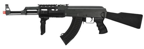 CYMA AEG AK47 STANDARD FULL METAL TACTICAL COMPOSITE FURNITURE AIRSOFT RIFLE BLACK