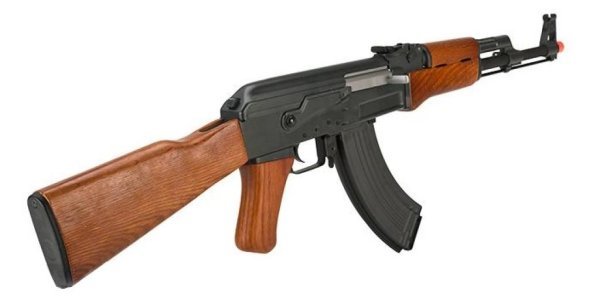 CYMA AEG AK47 STANDARD FULL METAL REAL WOOD BLOWBACK AIRSOFT RIFLE