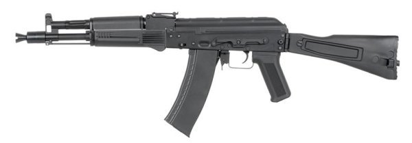S&T ARMAMENT AEG AK105 WITH ELECTRONIC TRIGGER G3 AIRSOFT RIFLE BLACK