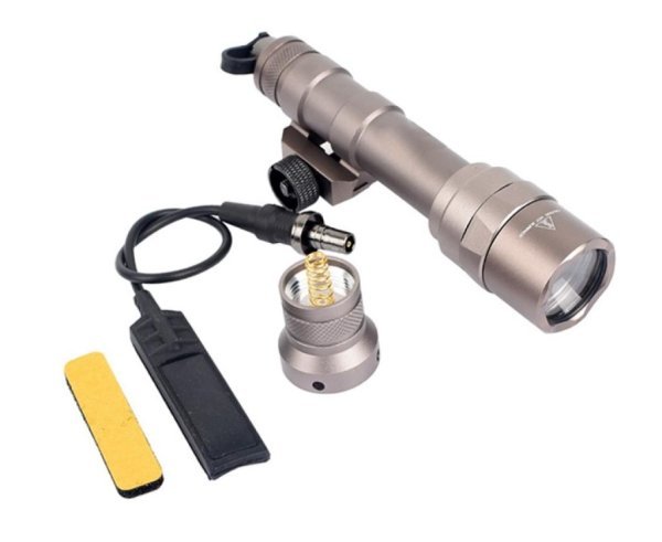WADSN FLASHLIGHT M600A SCOUT LIGHT WITH TWO CONTROL KIT VERSION TAN