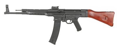 AGM AEG MP44 AIRSOFT RIFLE WITH REAL WOOD BLACK Arsenal Sports