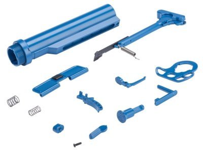 CYMA COLOR-COORDINATED ACESSORY SET FOR M4 / M16 SERIES AEG BLUE Arsenal Sports