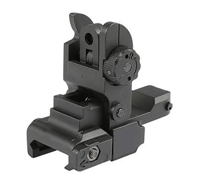 CYMA SIGHT FLIP UP STYLE ADJUSTABLE REAR FOR M4 Arsenal Sports