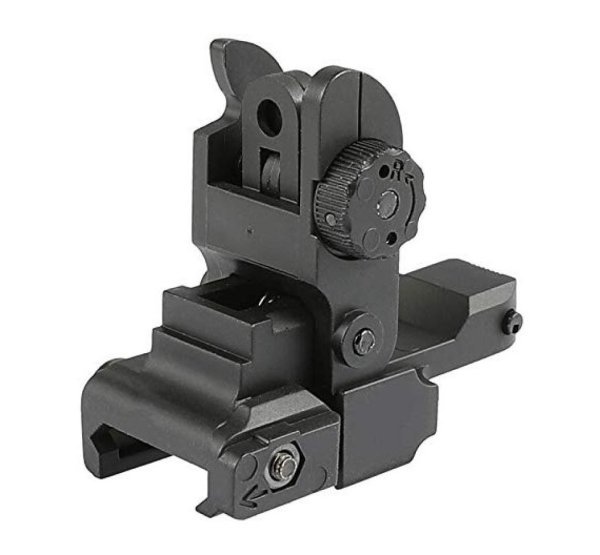CYMA SIGHT FLIP UP STYLE ADJUSTABLE REAR FOR M4