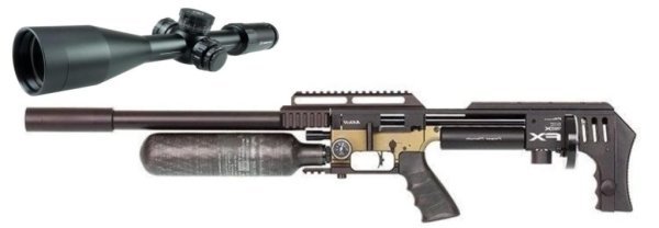 FX AIRGUNS 6.35MM IMPACT M3 700MM BRONZE STOCK SYNTHETIC PCP RIFLE COMBO