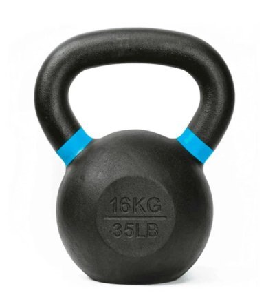 MDBUDDY CAST IRON KETTLEBELL WITH COLORED RINGS 16KG Arsenal Sports