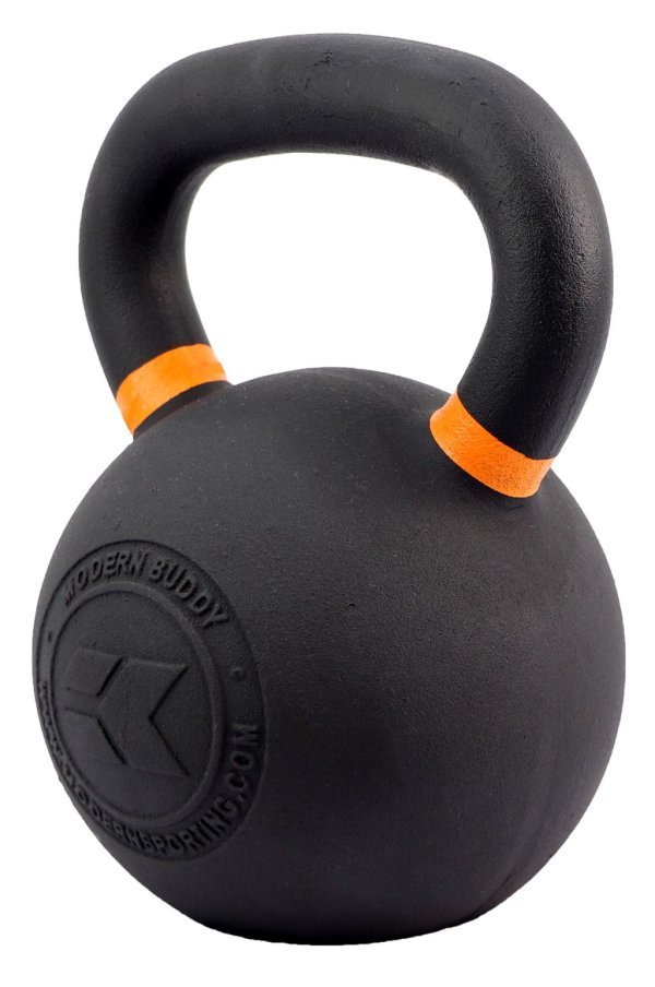 MDBUDDY CAST IRON KETTLEBELL WITH COLORED RINGS 28KG