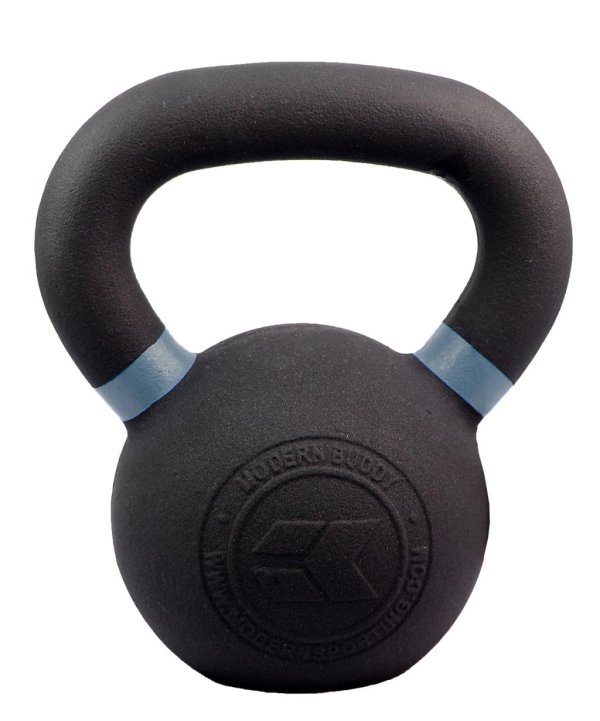 MDBUDDY CAST IRON KETTLEBELL WITH COLORED RINGS 36KG