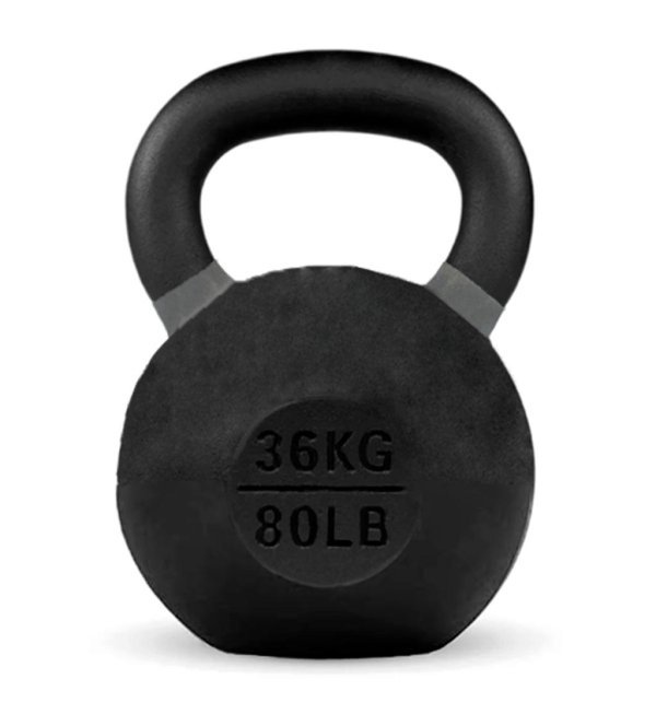 MDBUDDY CAST IRON KETTLEBELL WITH COLORED RINGS 36KG
