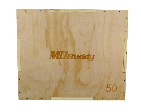 MDBUDDY CAJA DE SALTO 3 EM 1 PLYO BOX 40X50X60CM