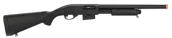 A&K GBBR M870 FULL METAL 400FPS AIRSOFT TRAINING SHOTGUN LONG VERSION BLACK