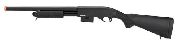 A&K GBBR M870 FULL METAL 400FPS AIRSOFT TRAINING SHOTGUN LONG VERSION BLACK