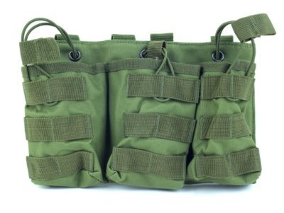 WADSN MAGAZINE OPEN POUCH TRIPLE POUCH OD GREEN Arsenal Sports