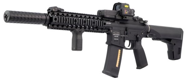 PTS AEG CM4 M4 C4-10 ERG - ELECTRIC RECOIL GUN AIRSOFT RIFLE BLACK COMBO