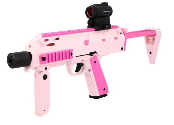 ACTION ARMY GBB AAP01 ASSASSIN WITH MP7 SET CONVERTION BLOWBACK PISTOL PINK
