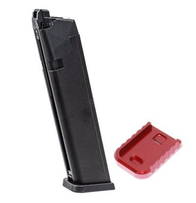 MAXTACT MAGAZINE 32R WITH MITA BASE MAG RED FOR GBB G SERIES / AAP-01 / TP22 SERIES Arsenal Sports