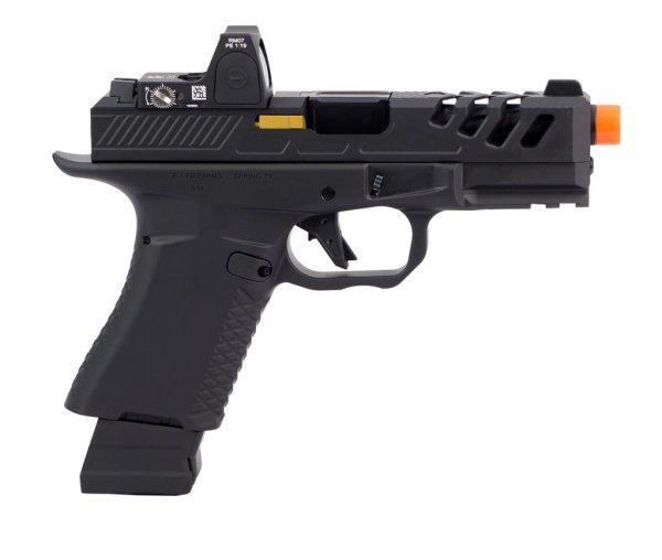 FIREARMS EMG APS GBB BSF-19 BLOWBACK AIRSOFT PISTOL BLACK COMBO
