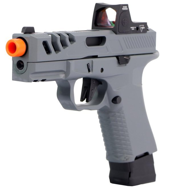 FIREARMS EMG APS GBB BSF-19 BLOWBACK AIRSOFT PISTOL GREY COMBO