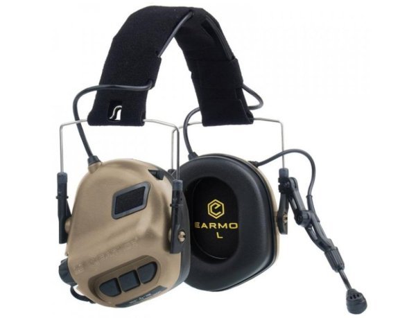 EARMOR M32 MOD4 ELECTRONIC HEARING PROTECTOR COYOTE BROWN
