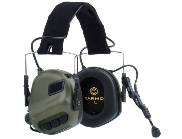 EARMOR M32 MOD4 ELECTRONIC HEARING PROTECTOR FOLIAGE GREEN