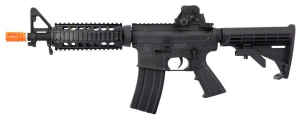 COLT AEG M4 CQB WITH APS GEARBOX SDU2.0 ESILVEREDGE POLYMER AIRSOFT RIFLE BLACK COMBO