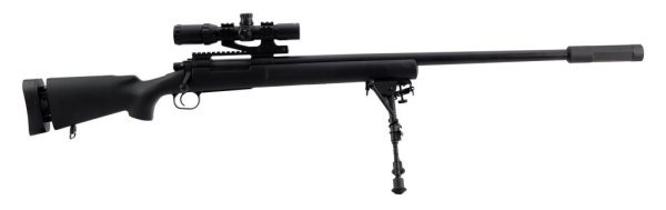 MODIFY SNIPER SPRING BOLT ACTION MOD24 136MPS AIRSOFT RIFLE BLACK COMBO