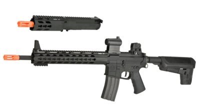 KRYTAC AEG TRIDENT MKII SPR AND PDW AIRSOFT RIFLE BLACK Arsenal Sports