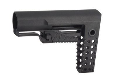 APS STOCK RS-4 RETRACTABLE BUTT FOR AR / M4 SERIES BLACK Arsenal Sports