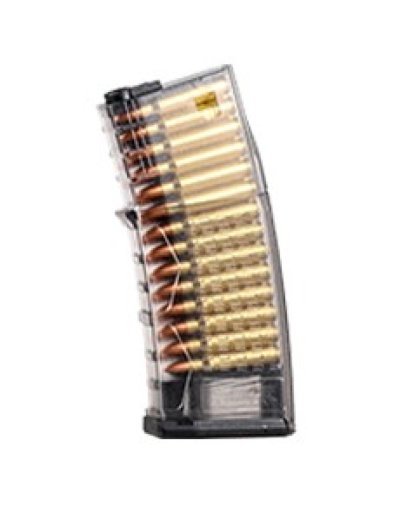 G&G MAGAZINE 30R GOM V4 WITH DUMMY BULLET FOR FOR M4 / M16 SERIES TRANSPARENT Arsenal Sports